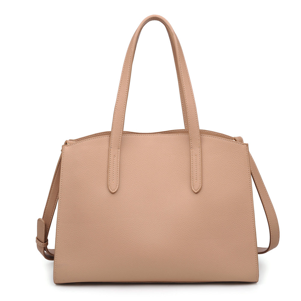 Product Image of Urban Expressions Calyx Satchel NA-840611153395 View 3 | Camel