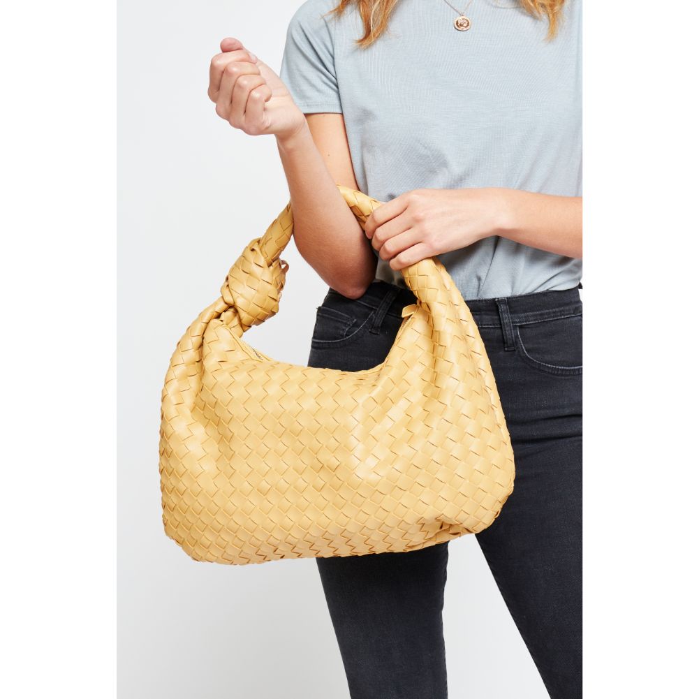 Woman wearing Daffodil Urban Expressions Vanessa Hobo 840611179791 View 4 | Daffodil