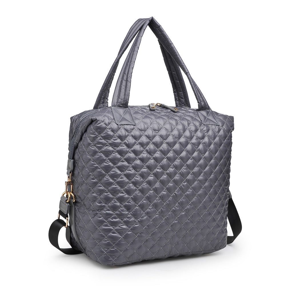 Product Image of Urban Expressions Wanderlust - Large Tote 840611157560 View 2 | Grey