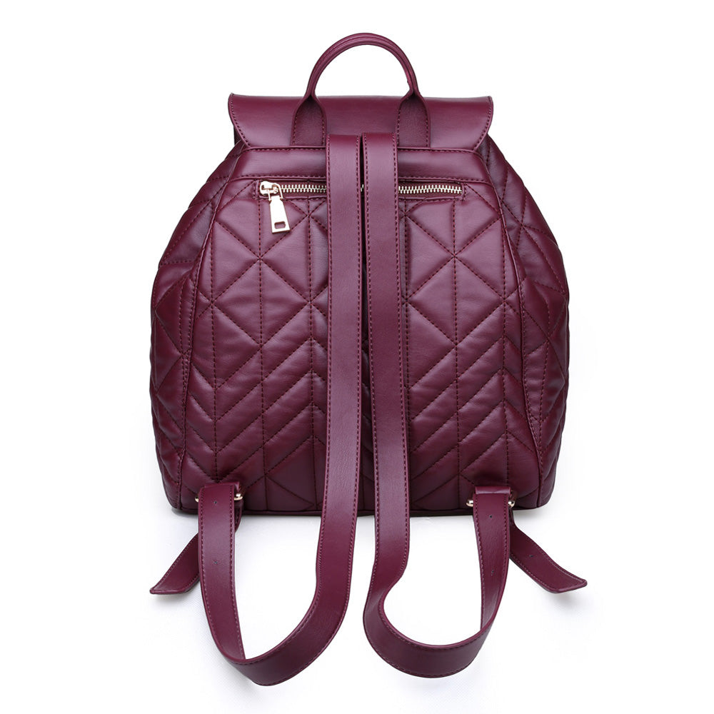 Product Image of Urban Expressions Keeli Backpack NA-840611155405 View 3 | Burgundy