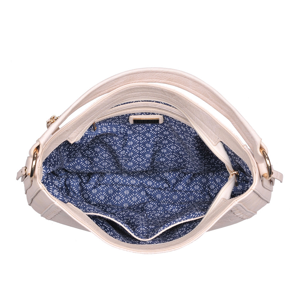 Woman wearing Ivory Urban Expressions Kailey Hobo NA-840611160256 View 9 | Ivory