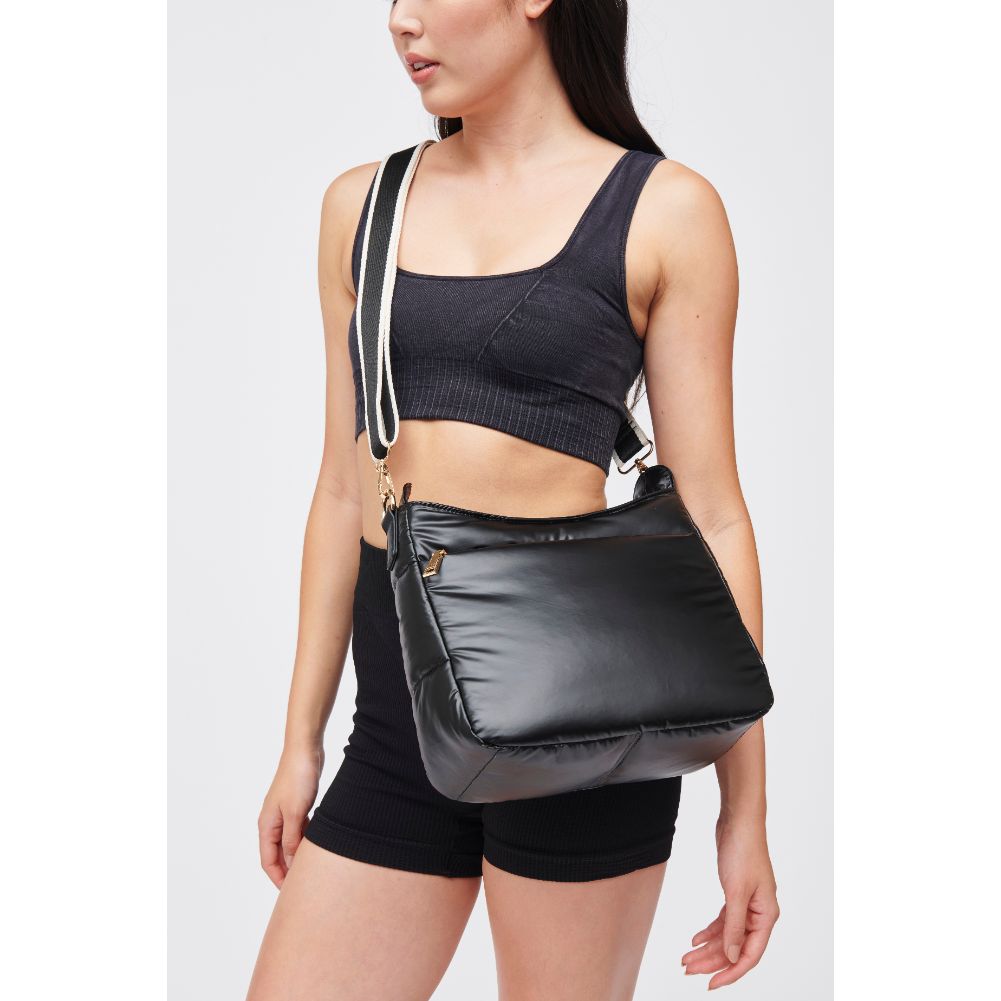 Woman wearing Black Urban Expressions Verna Crossbody 840611184979 View 1 | Black