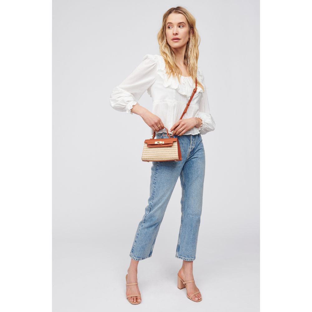 Woman wearing Natural Urban Expressions Sicily Crossbody 840611100412 View 3 | Natural
