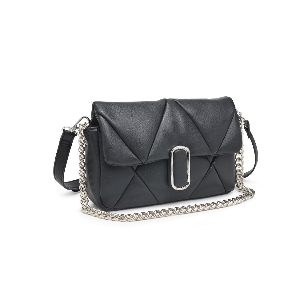 Woman wearing Black Urban Expressions Anderson Crossbody 840611113788 View 6 | Black