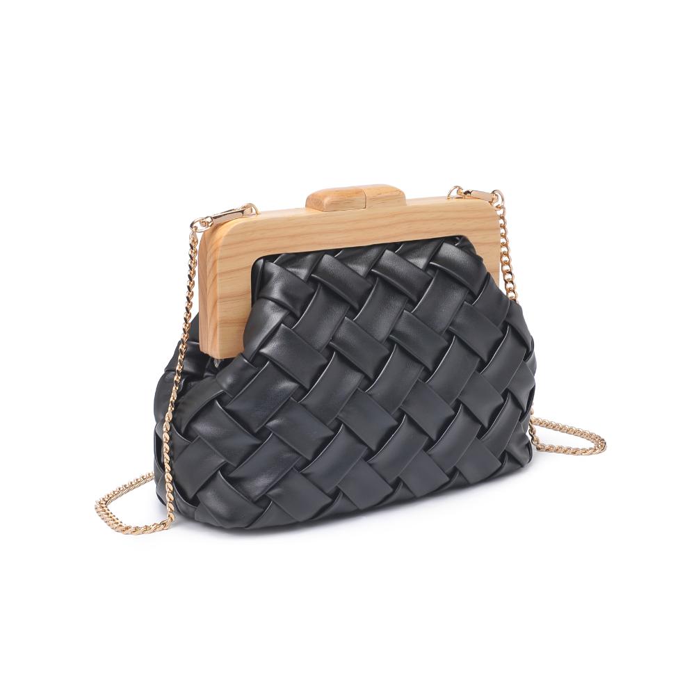 Woman wearing Black Urban Expressions Matilda Clutch 840611192073 View 6 | Black