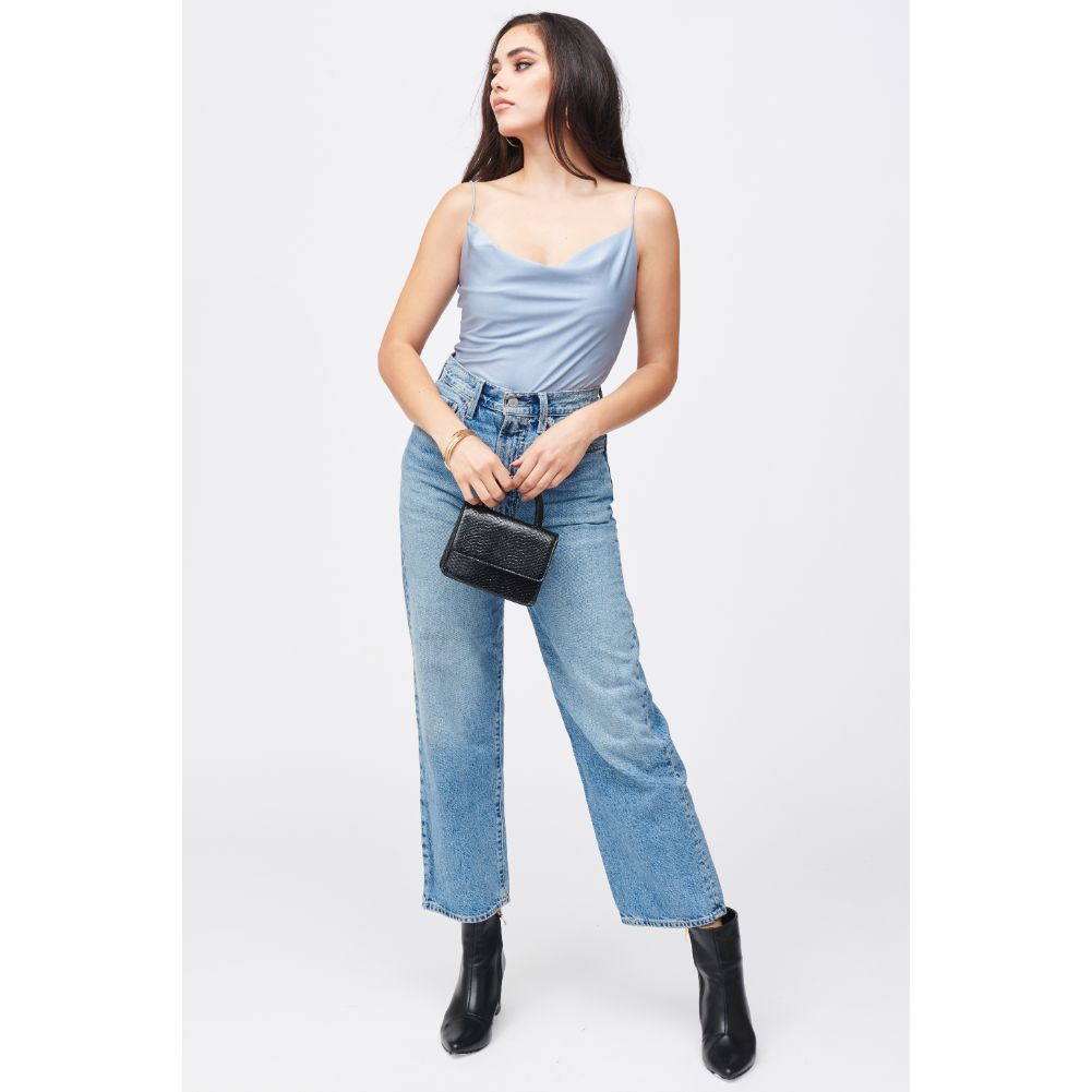 Woman wearing Black Urban Expressions Faye Top Handle 840611184764 View 4 | Black
