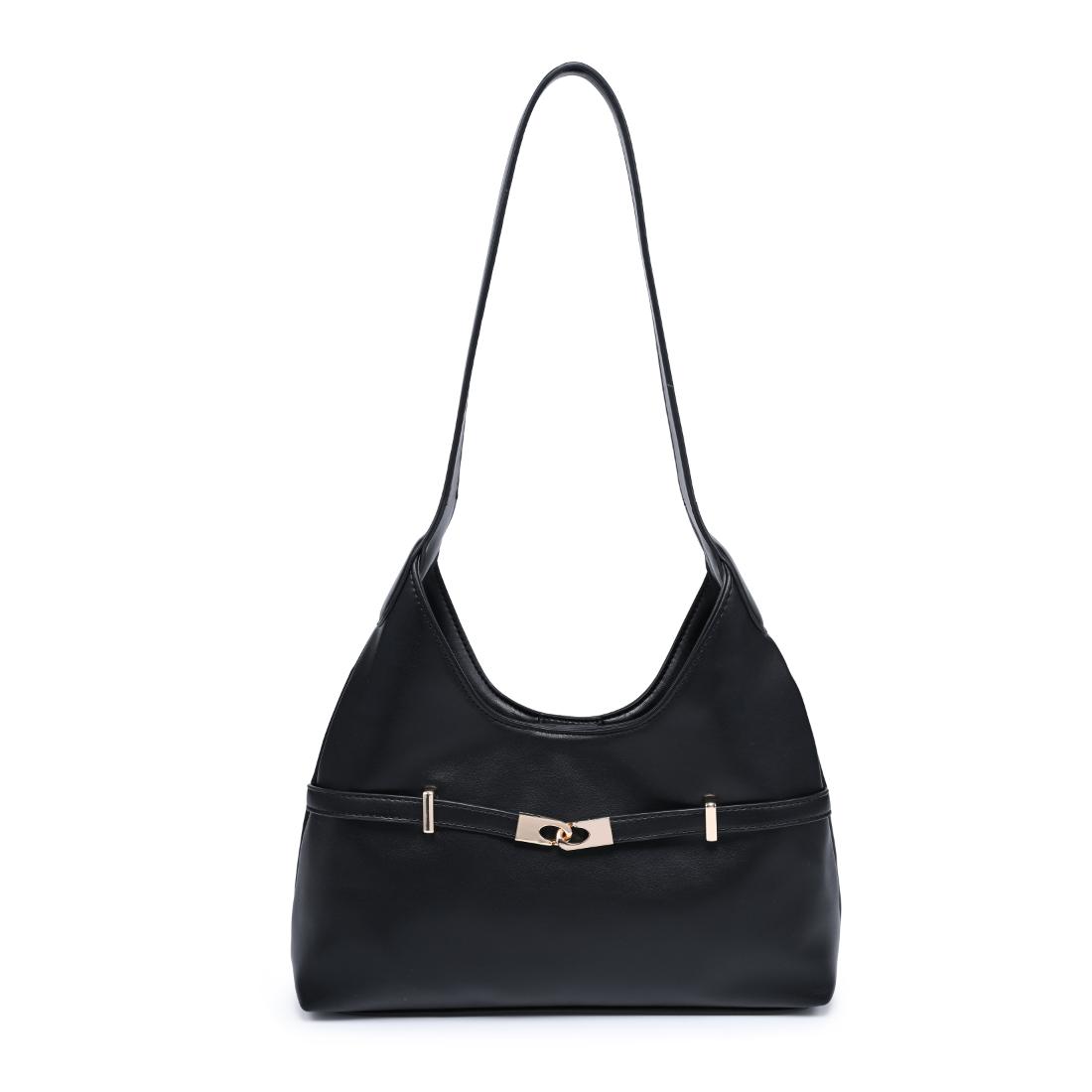 Woman wearing Black Urban Expressions Camila Shoulder Bag 840504205835 View 5 | Black