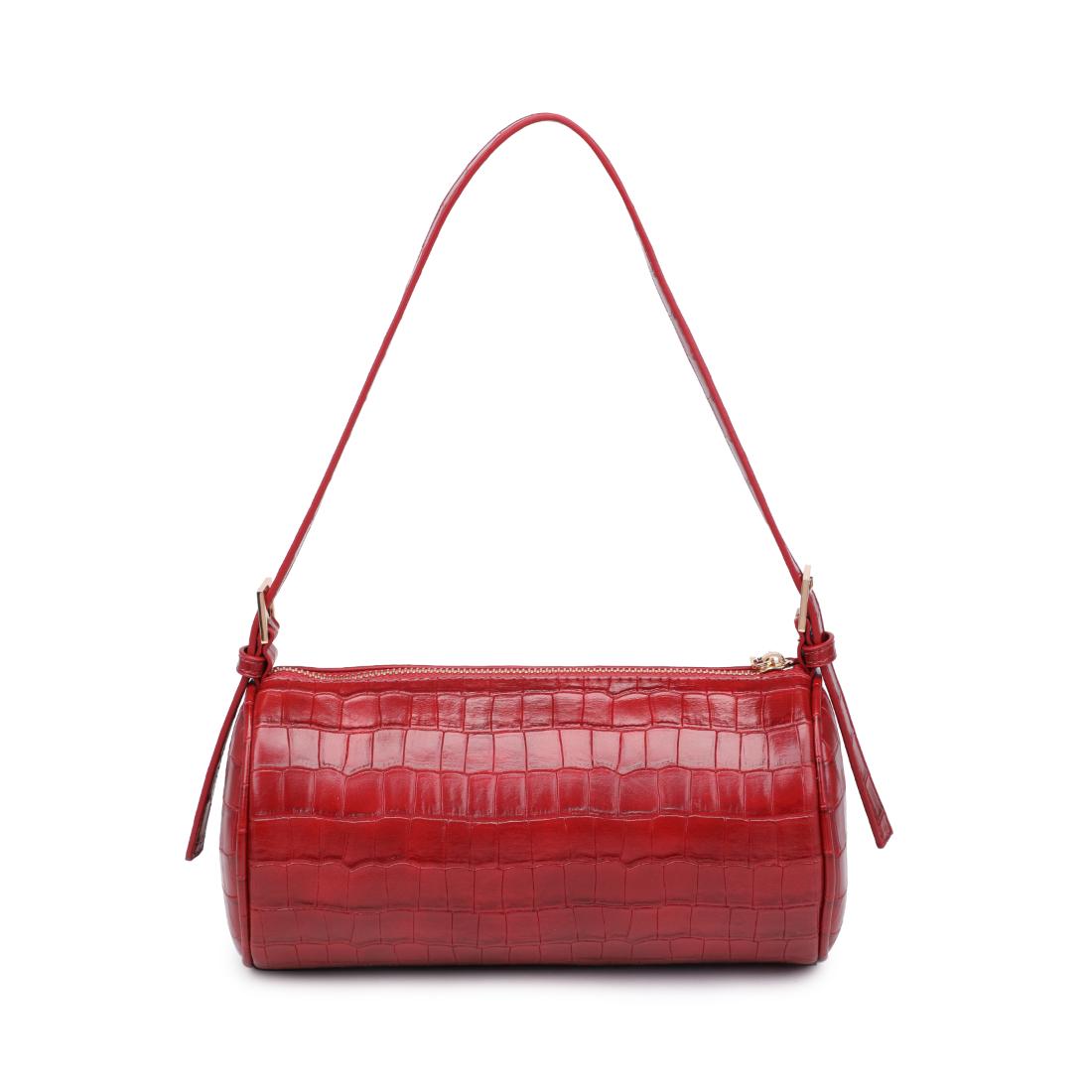 Product Image of Urban Expressions Rachel - Croco Shoulder Bag 840611199508 View 7 | Red