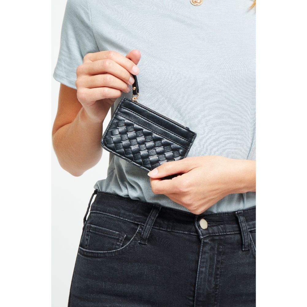Woman wearing Black Urban Expressions Liv Wallet 840611179982 View 1 | Black