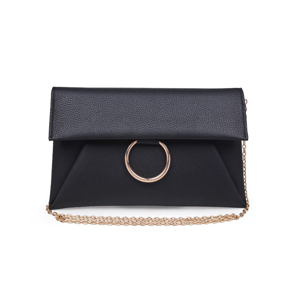 Product Image of Urban Expressions Alyssa Clutch 840611147295 View 5 | Black