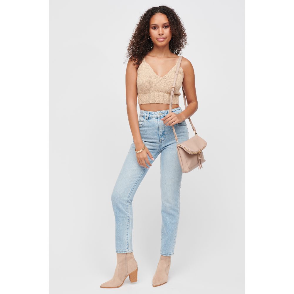 Woman wearing Natural Urban Expressions Debra Crossbody 840611184689 View 4 | Natural