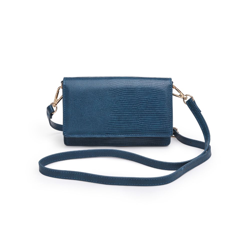 Product Image of Urban Expressions Emma Lizard Crossbody 840611173928 View 1 | Emerald