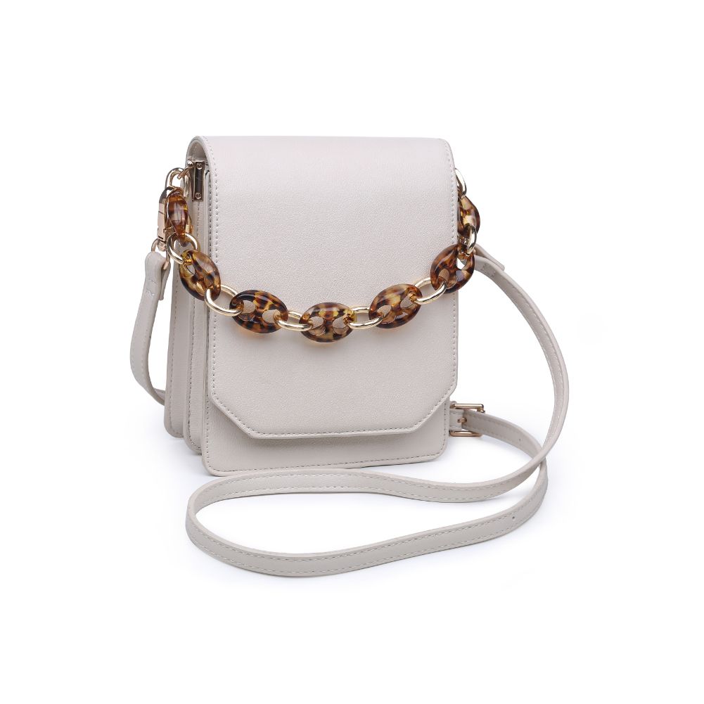 Woman wearing Cream Urban Expressions Bobbie Crossbody 840611102379 View 5 | Cream