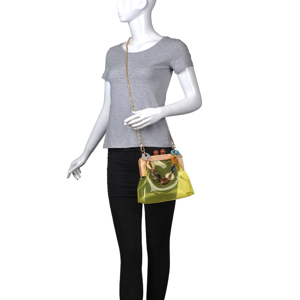 Product Image of Urban Expressions Kerry Clutch 840611170453 View 5 | Canary