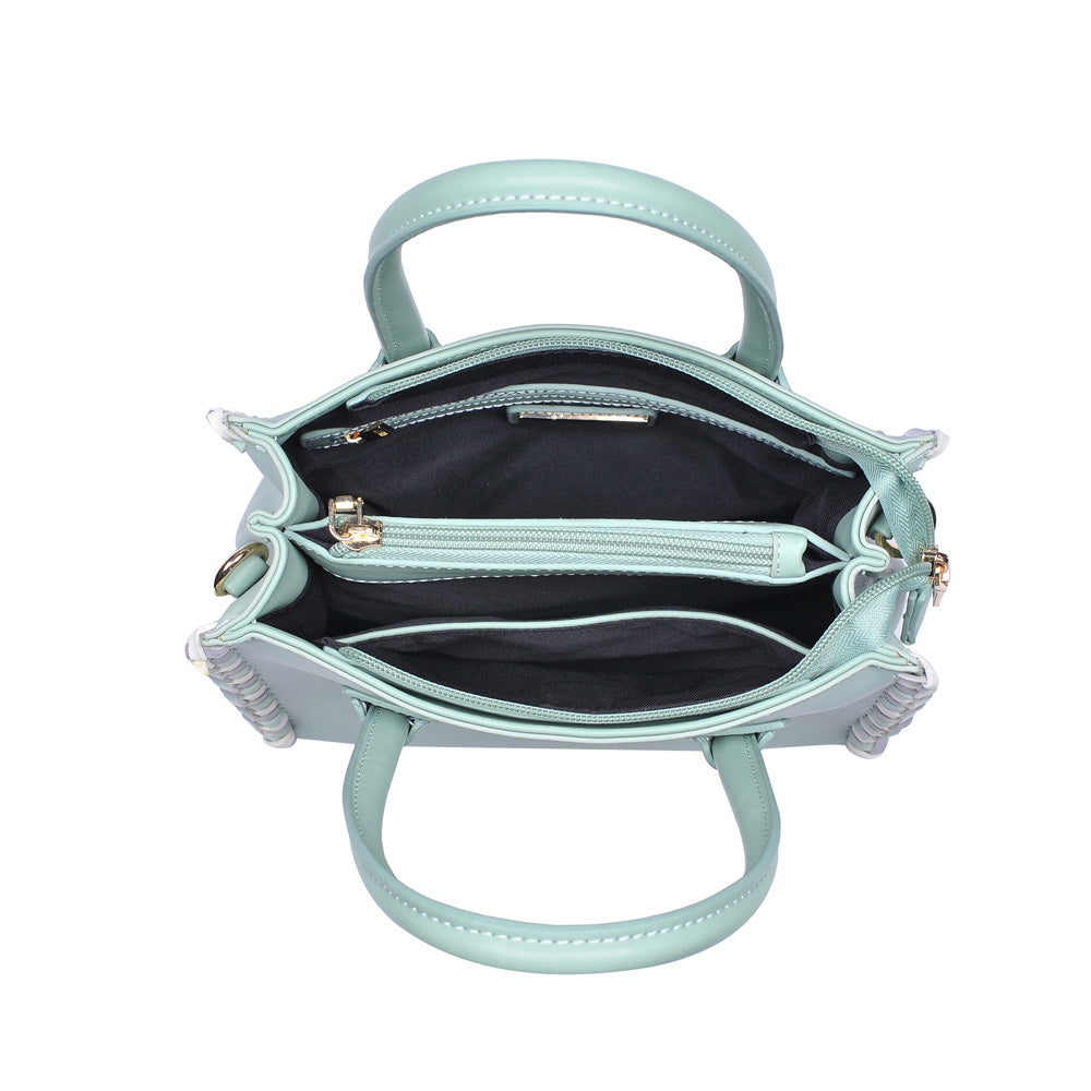 Woman wearing Mint Urban Expressions Parker Crossbody NA-840611160638 View 9 | Mint