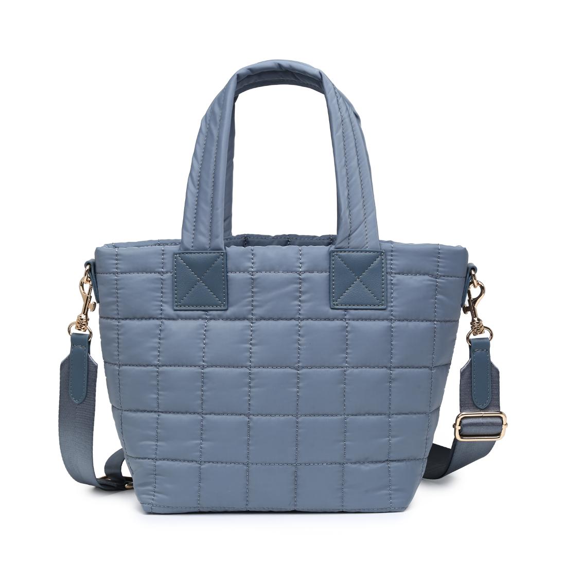 Woman wearing Denim Urban Expressions Lumina Tote 840504205996 View 7 | Denim