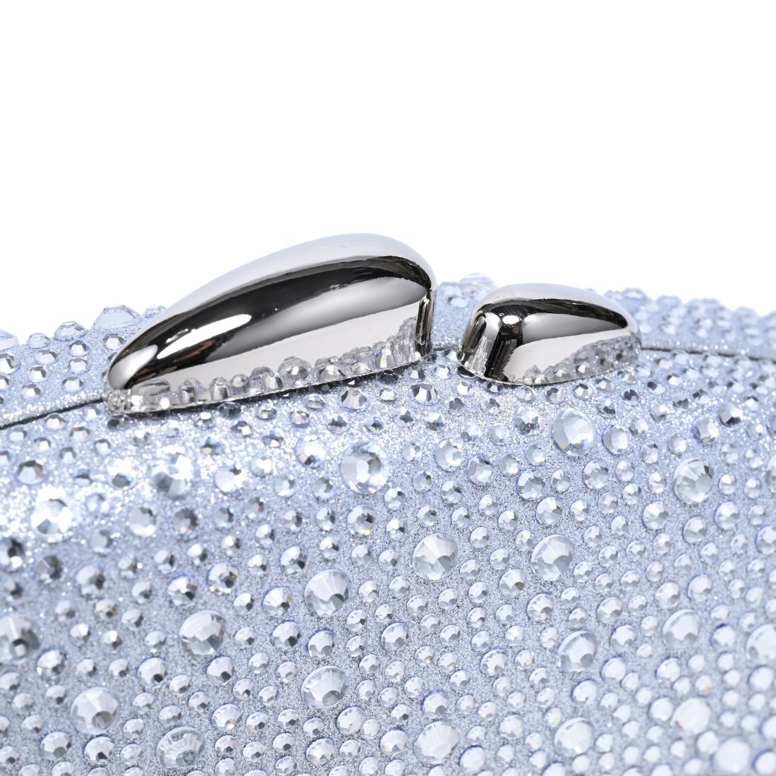 Urban Expressions Rome Evening Bag 840504215117 View 8 | Silver