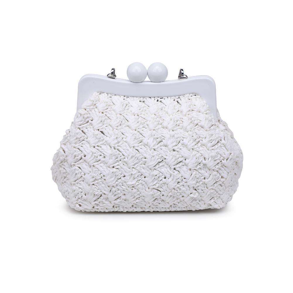Woman wearing White Urban Expressions Naomi Crossbody 840611119667 View 7 | White