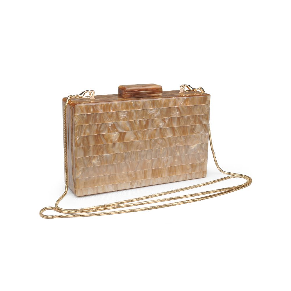 Product Image of Urban Expressions Ariel Evening Bag 840611171351 View 2 | Chocolate