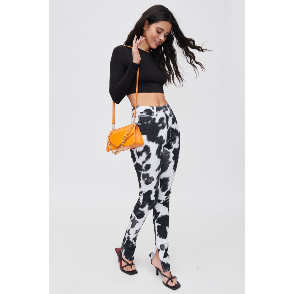 Woman wearing Orange Urban Expressions Lisette Crossbody 840611118257 View 2 | Orange