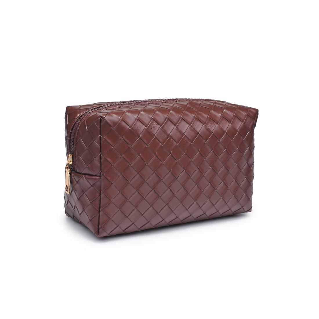 Urban Essentials Weave & Wander Cosmetic & Travel Organizer Pouch 840611197863 View 6 | Chocolate