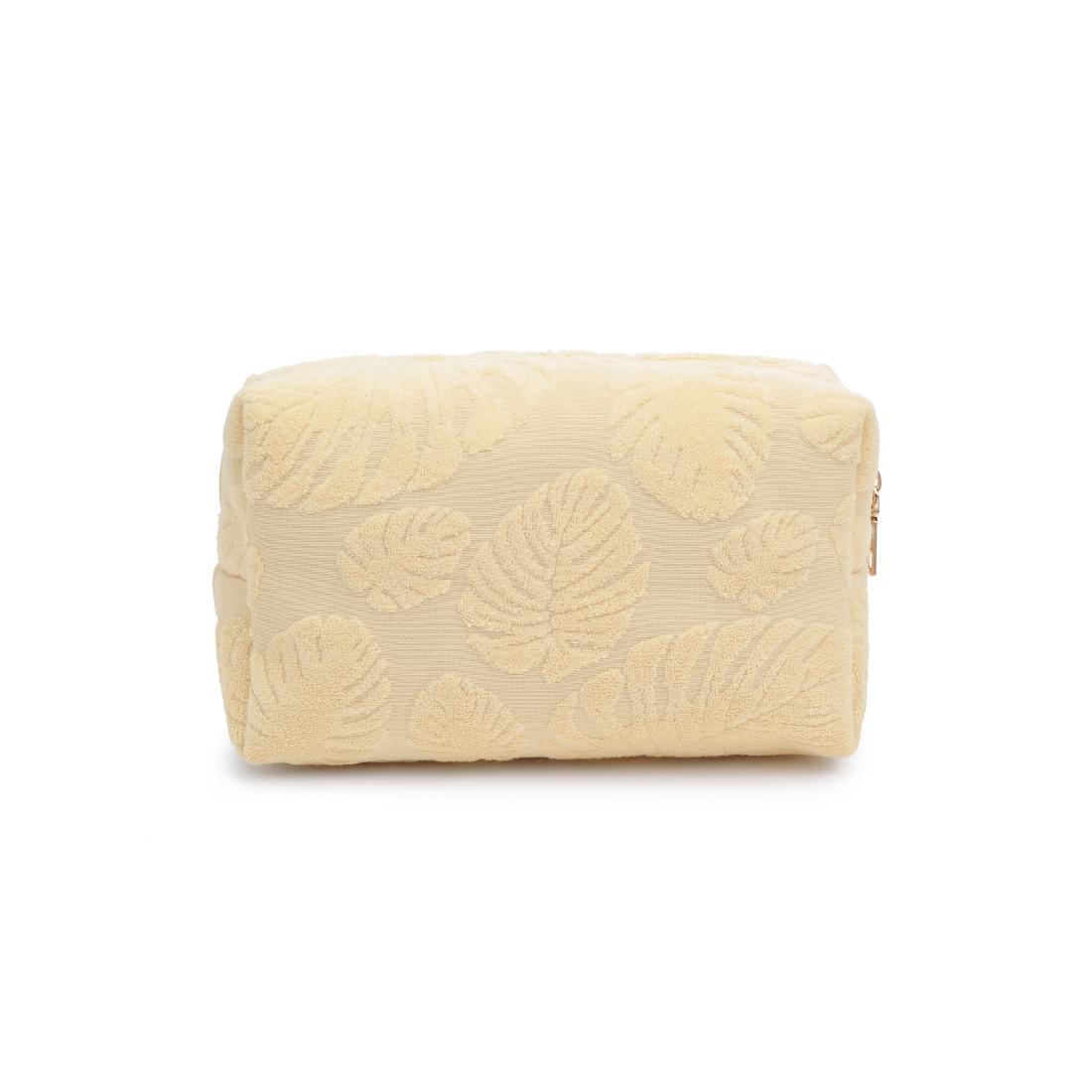 Urban Essentials Palm Breeze Cosmetic & Travel Organizer Pouch 840611195326 View 7 | Yellow