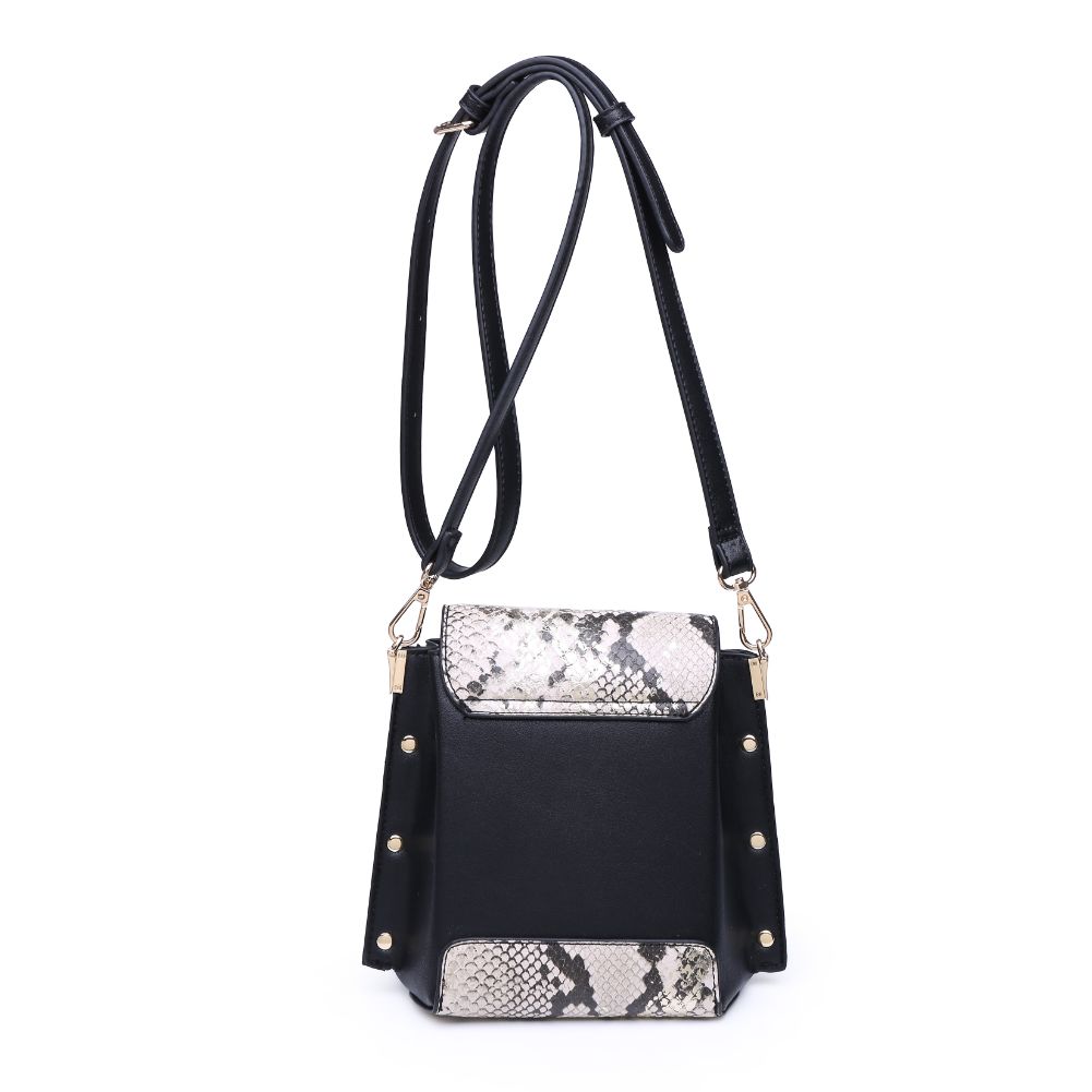 Product Image of Urban Expressions Taylor Snake Crossbody 840611165596 View 3 | Grey Snake