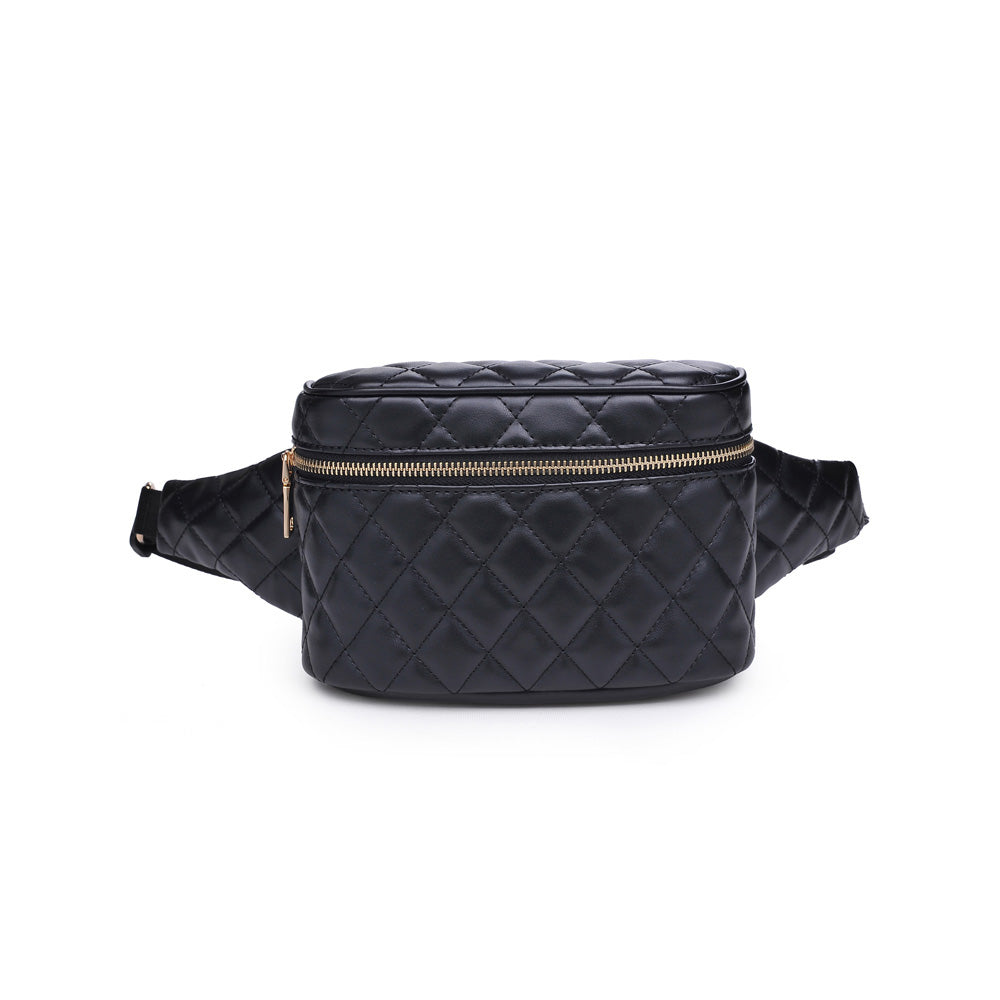 Woman wearing Black Urban Expressions Hawthorn Belt Bag NA-840611158574 View 5 | Black