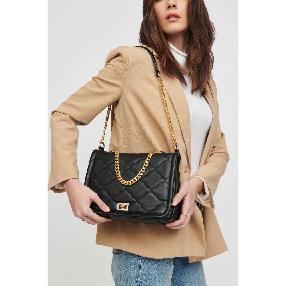 Woman wearing Black Urban Expressions Hermine Crossbody 818209015370 View 2 | Black