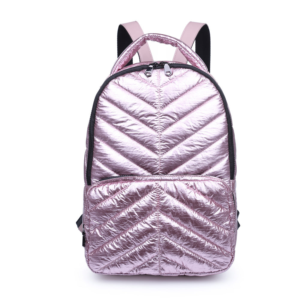 Product Image of Urban Expressions Grand Slam Backpack NA-840611162434 View 1 | Metallic Pink