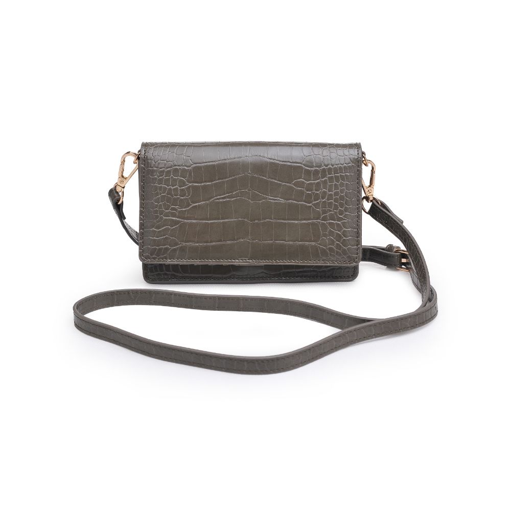 Product Image of Urban Expressions Emma Snake Crossbody 840611173911 View 1 | Olive