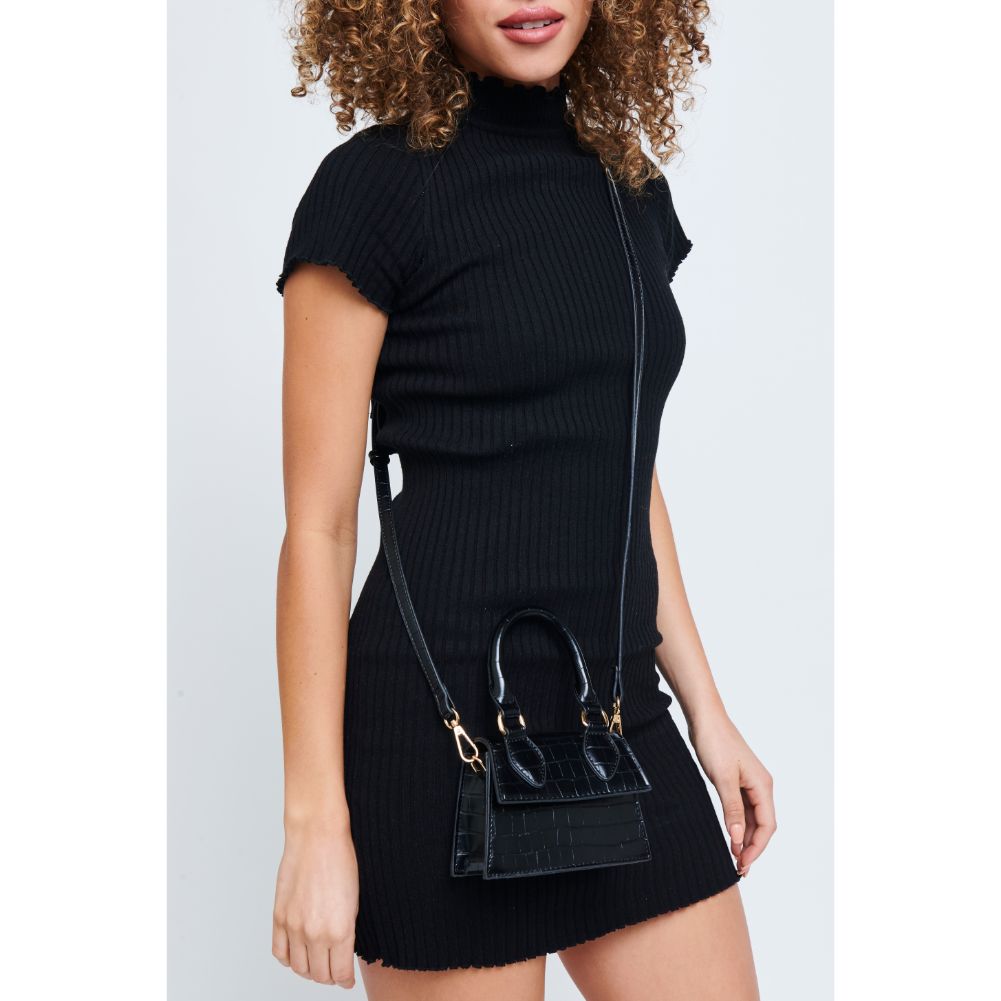 Woman wearing Black Urban Expressions Jojo Crossbody 840611173362 View 1 | Black