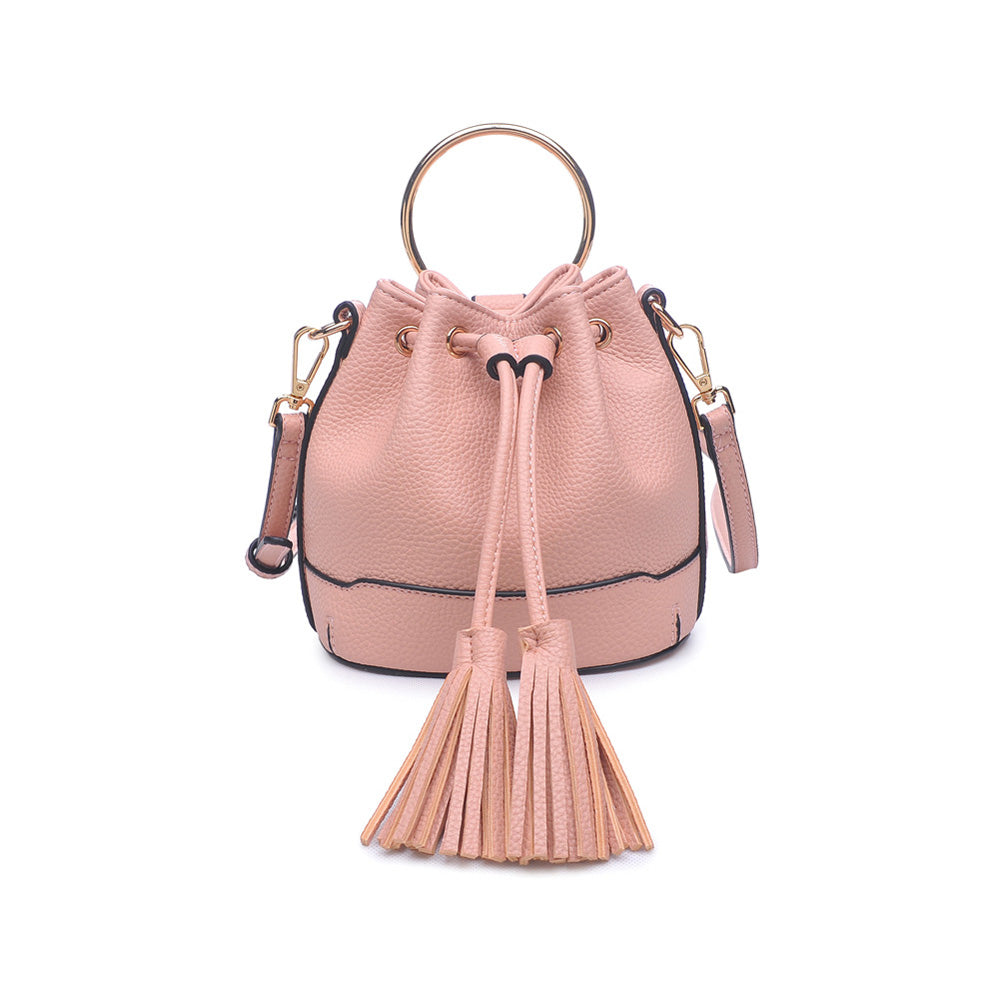 Woman wearing Pink Urban Expressions Ziggy Crossbody 840611142634 View 5 | Pink