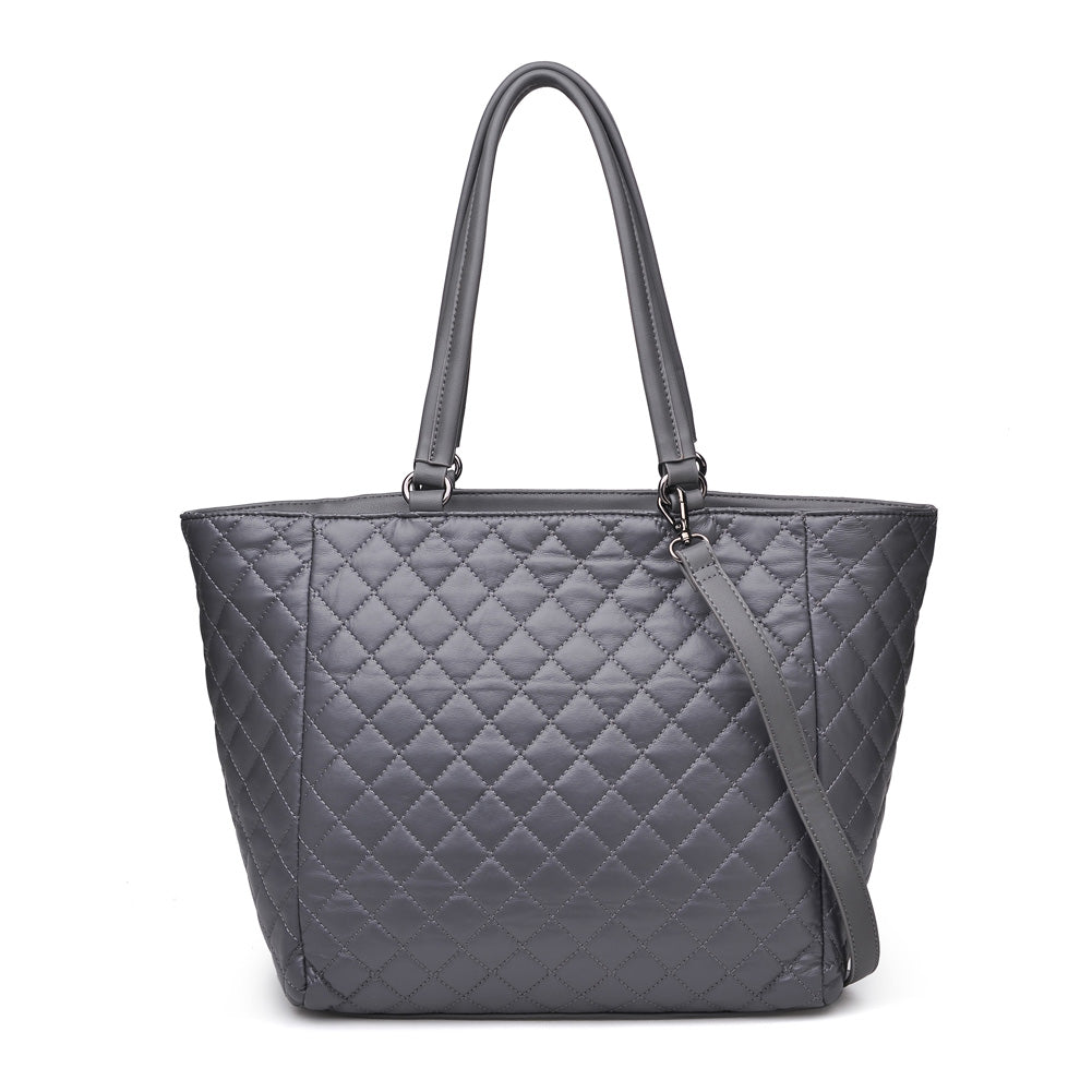 Product Image of Urban Expressions Plank Tote NA-840611154699 View 3 | Grey