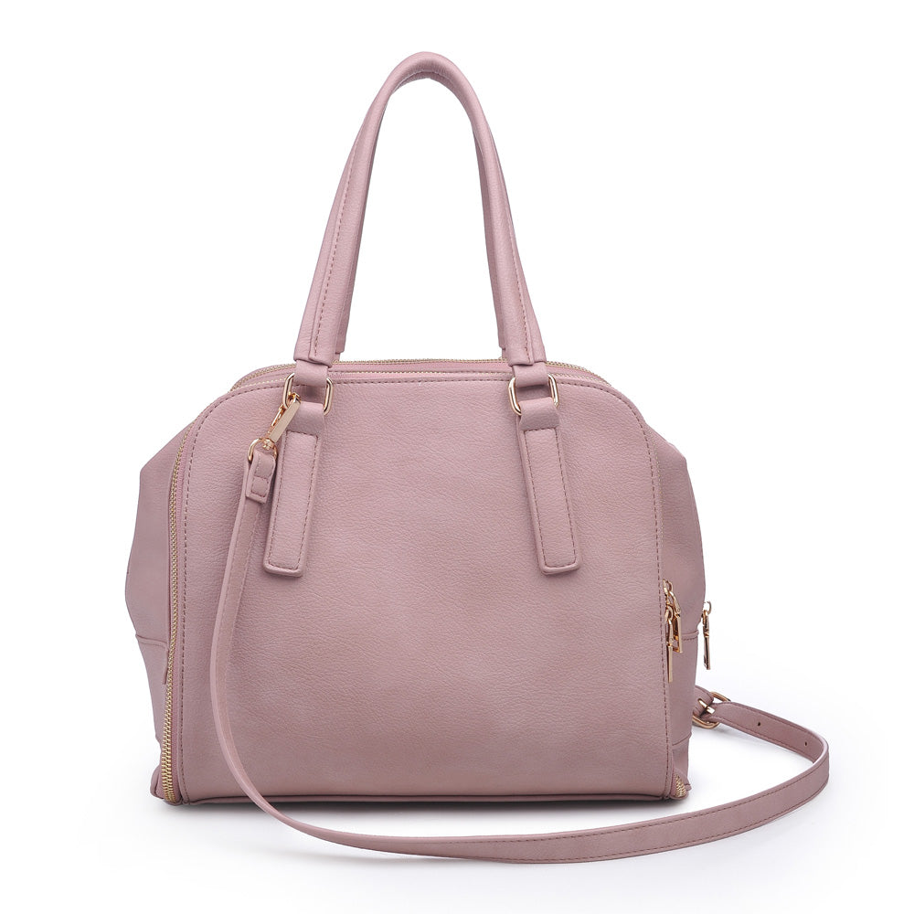 Product Image of Urban Expressions Adriana Satchel NA-840611159090 View 3 | Blush