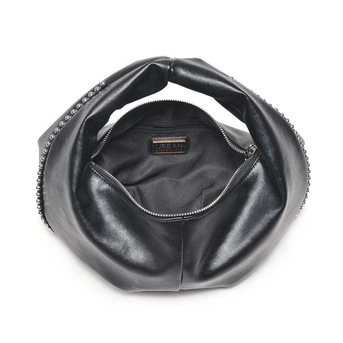 Woman wearing Black Urban Expressions Porsha Clutch 840611199256 View 9 | Black