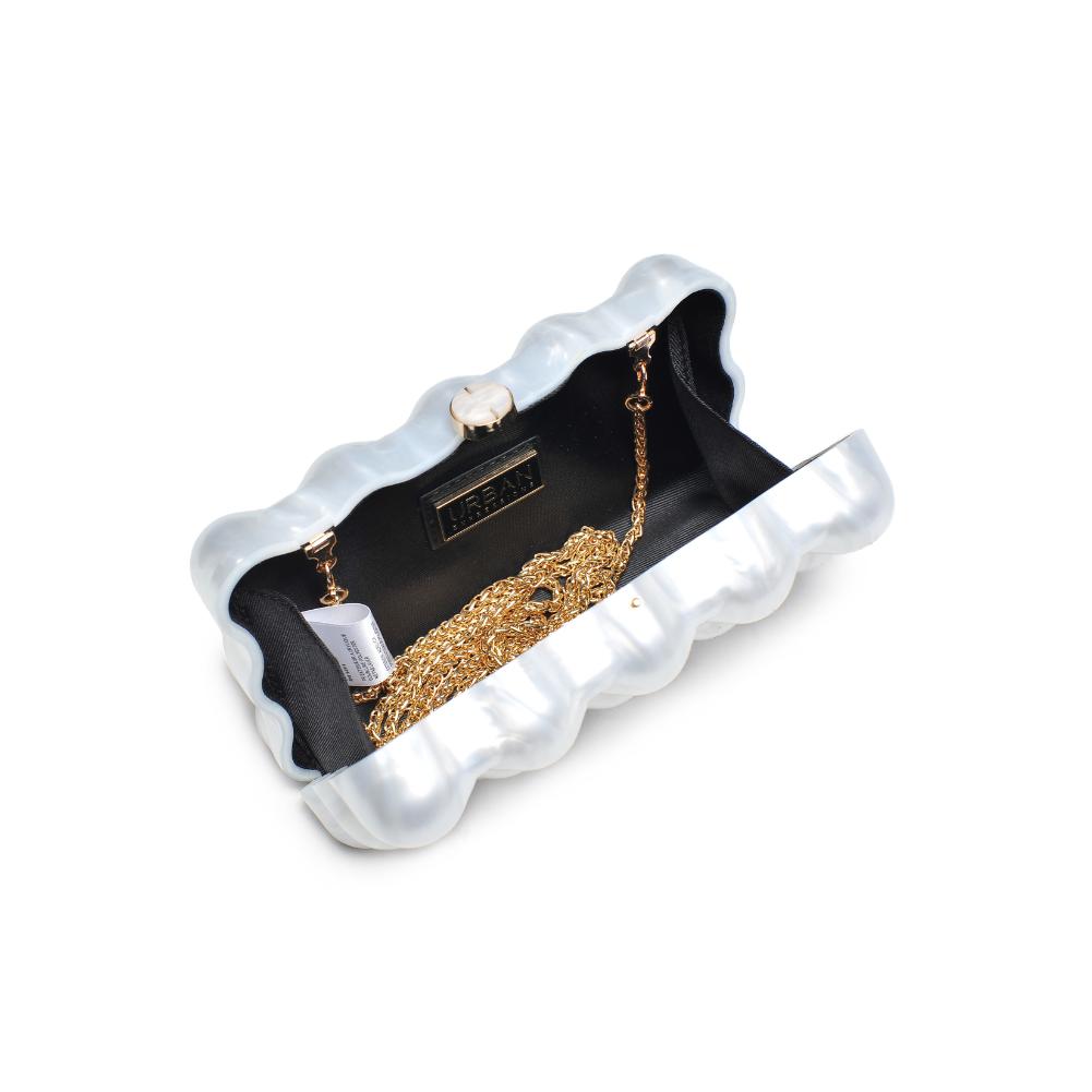 Product Image of Urban Expressions Waverly Evening Bag 840611132697 View 8 | Ivory