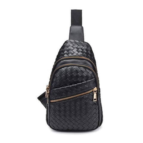 NWT RETAIL L&S  Vegan Leather Backpack -colors Lennon - Urban Expressions main image 2