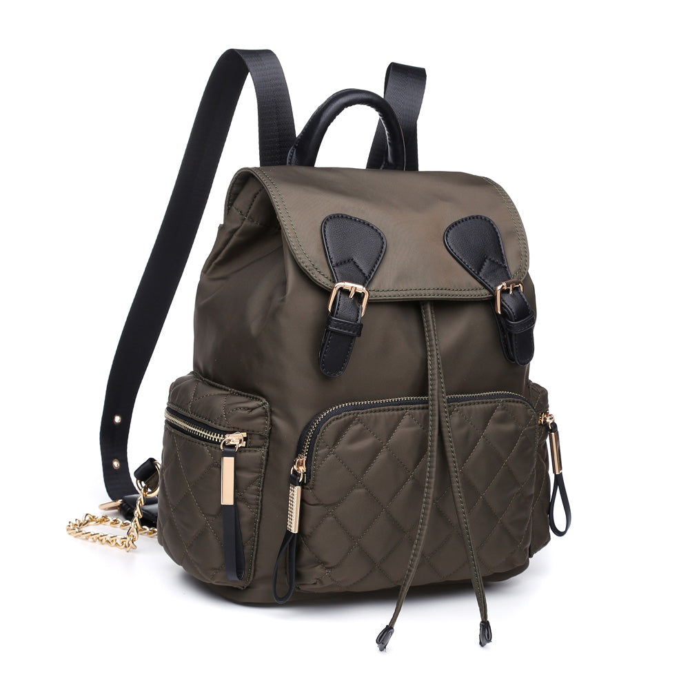 Product Image of Urban Expressions Waltz Backpack NA-840611154897 View 2 | Olive