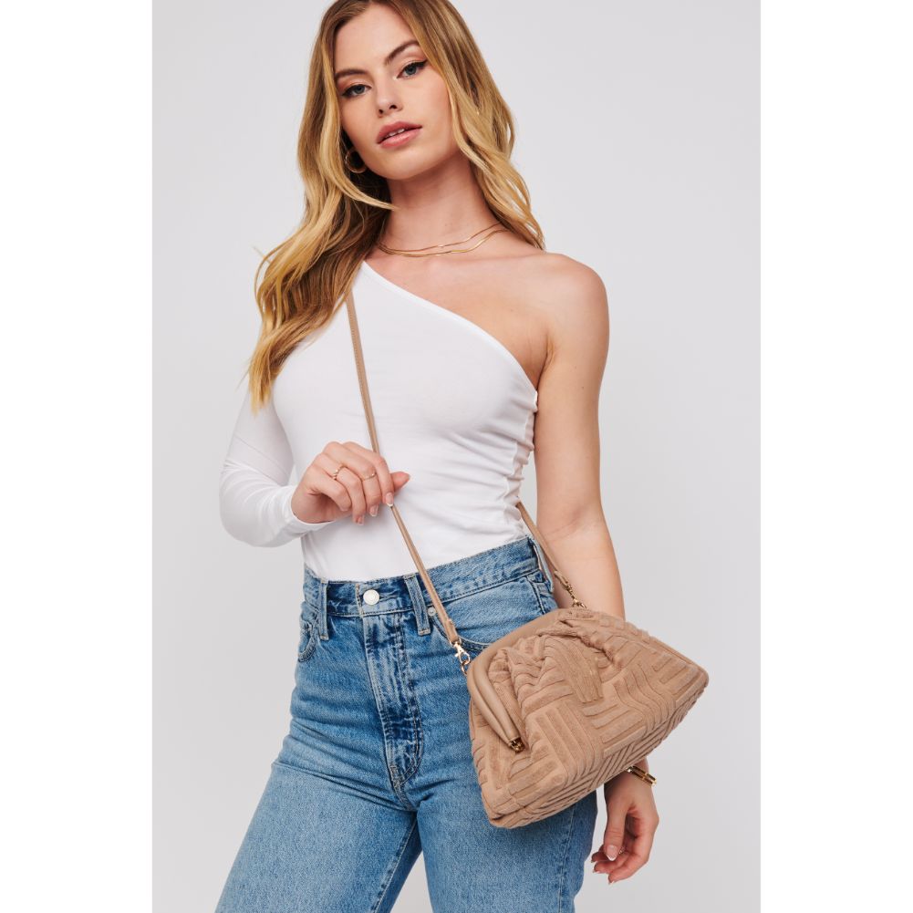 Woman wearing Natural Urban Expressions Winnie Crossbody 840611100146 View 1 | Natural