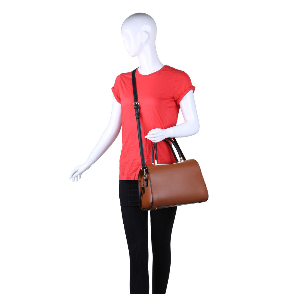 Product Image of Urban Expressions Willa Satchel NA-840611149497 View 5 | Tan