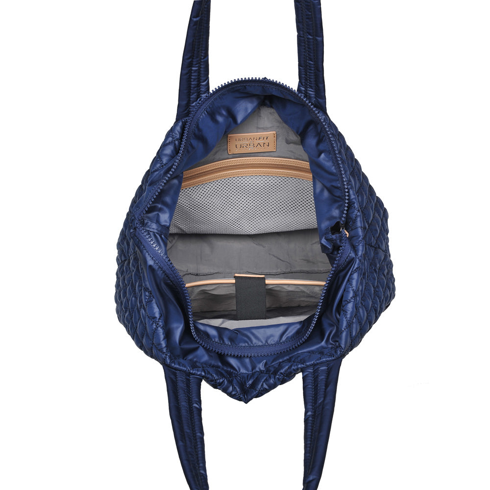 Woman wearing Navy Urban Expressions Breakaway Tote 840611148957 View 9 | Navy