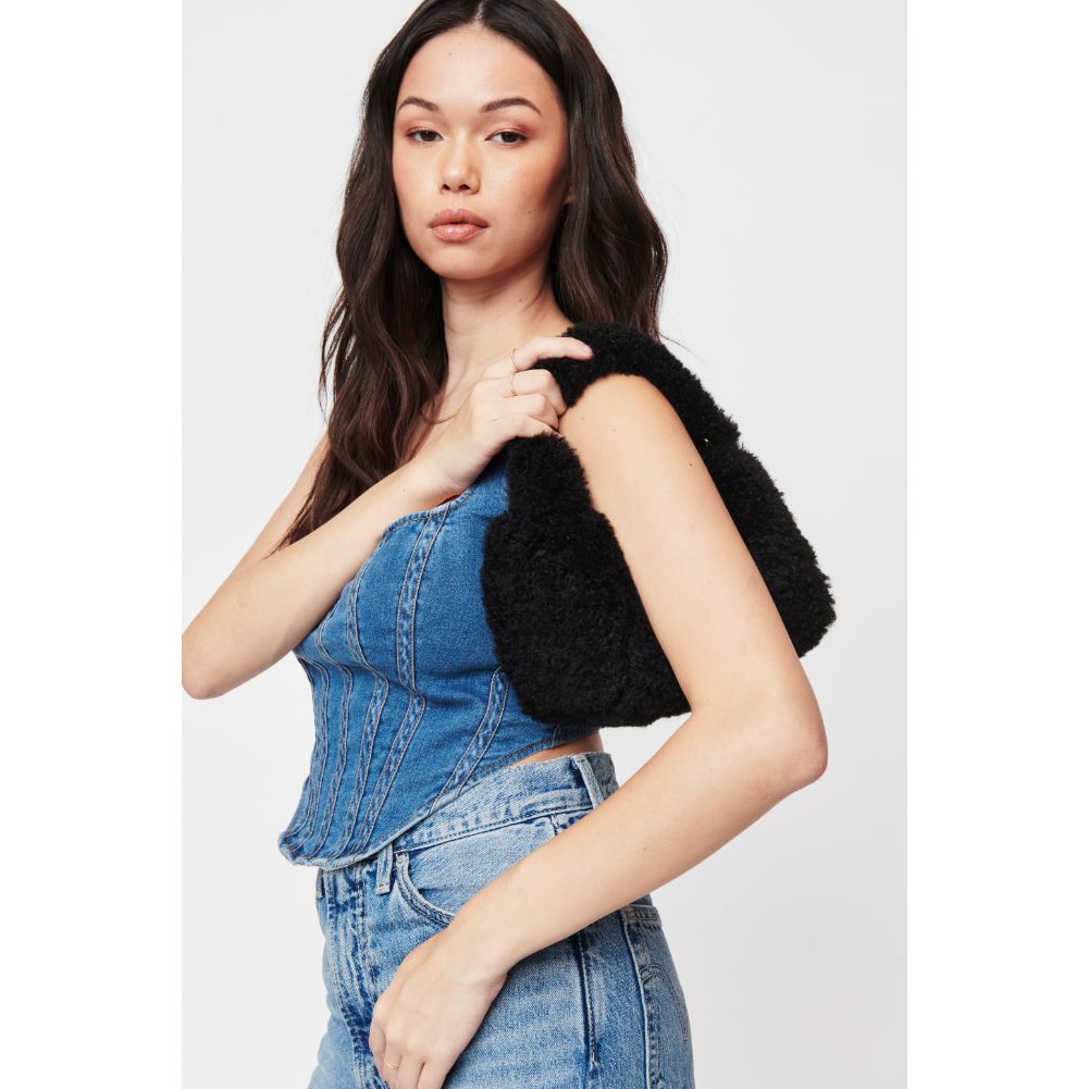 Woman wearing Black Urban Expressions Nicolette Crossbody 840611103796 View 2 | Black