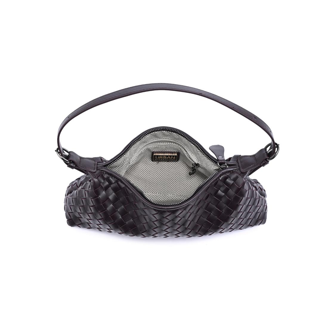 Woman wearing Chocolate Urban Expressions Audrey Shoulder Bag 840504204081 View 9 | Chocolate