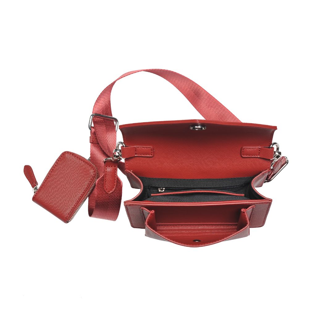 Product Image of Urban Expressions Fannie Crossbody 840611185426 View 8 | Red