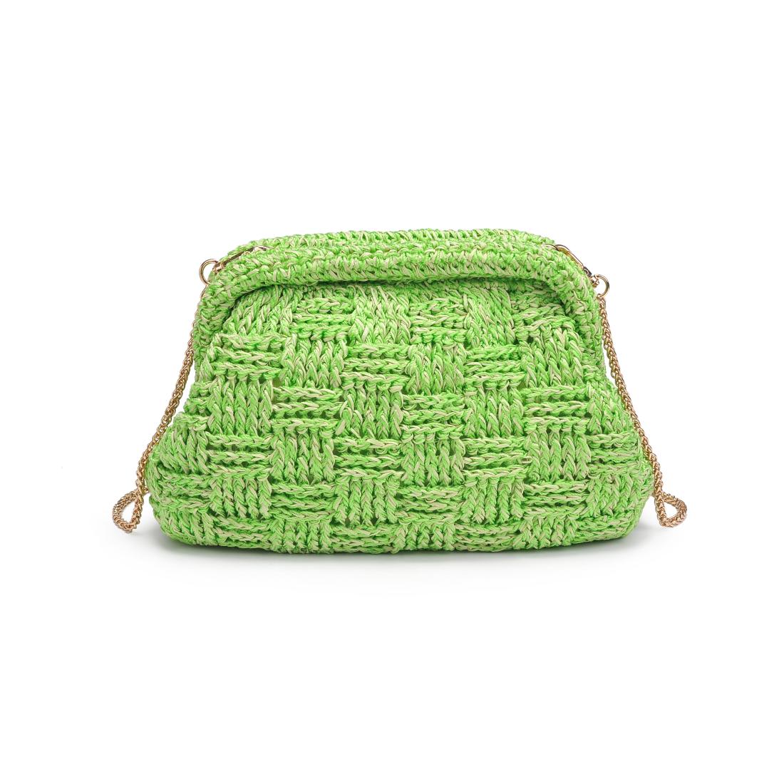 Product Image of Urban Expressions Annie Clutch 840611149381 View 7 | Lime