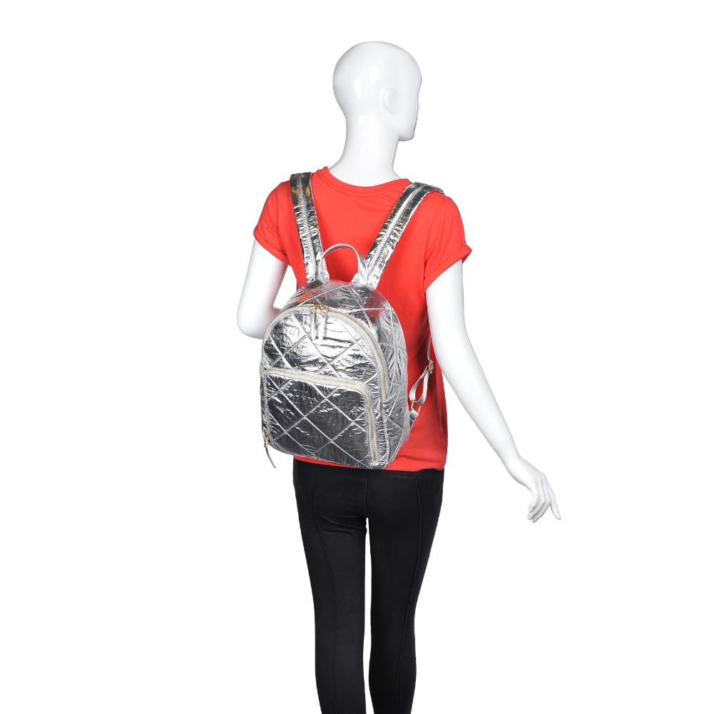 Product Image of Urban Expressions Elyse Backpack NA-840611164353 View 5 | Silver