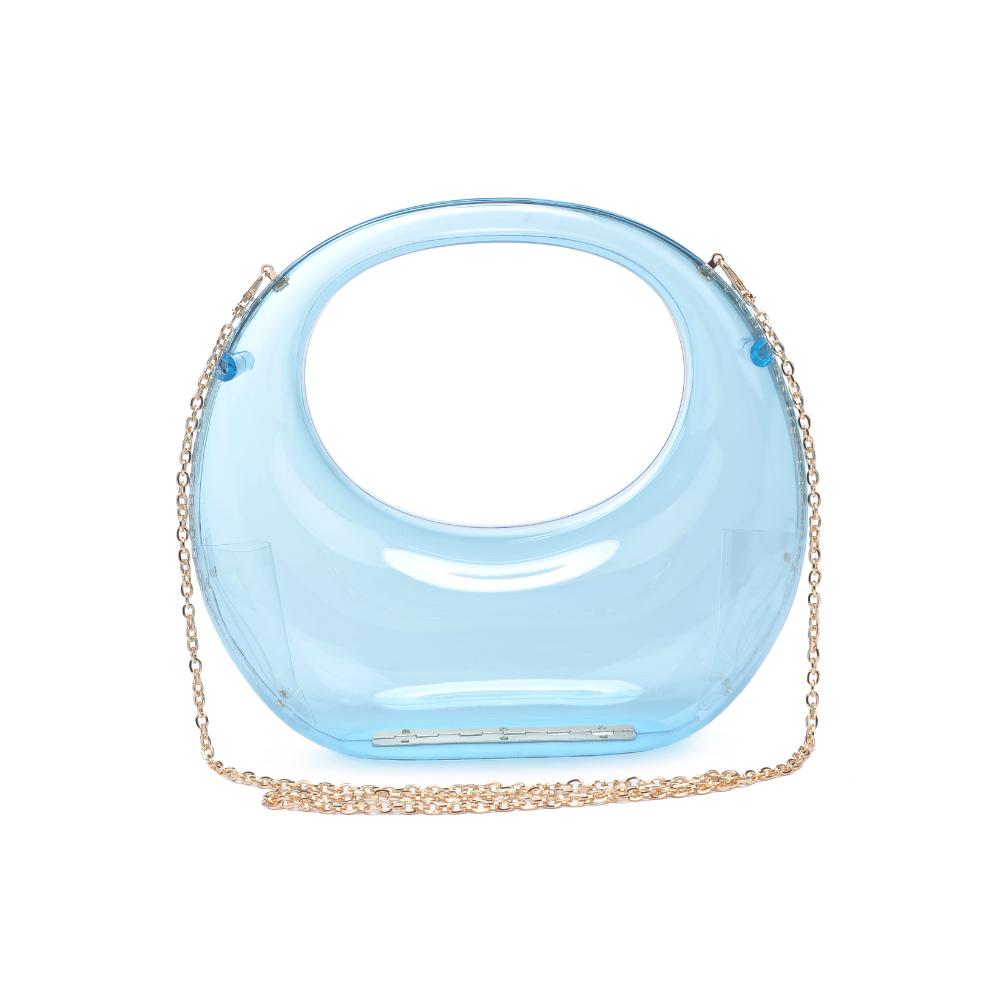 Woman wearing Sky Blue Urban Expressions Bess Evening Bag 840611122575 View 7 | Sky Blue