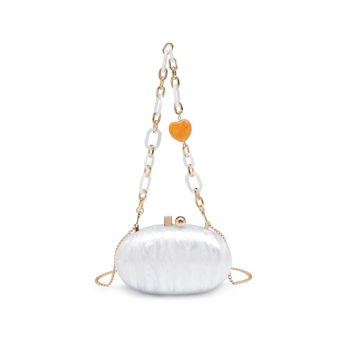 Product Image of Urban Expressions Tamberla Evening Bag 840611152701 View 5 | Ivory