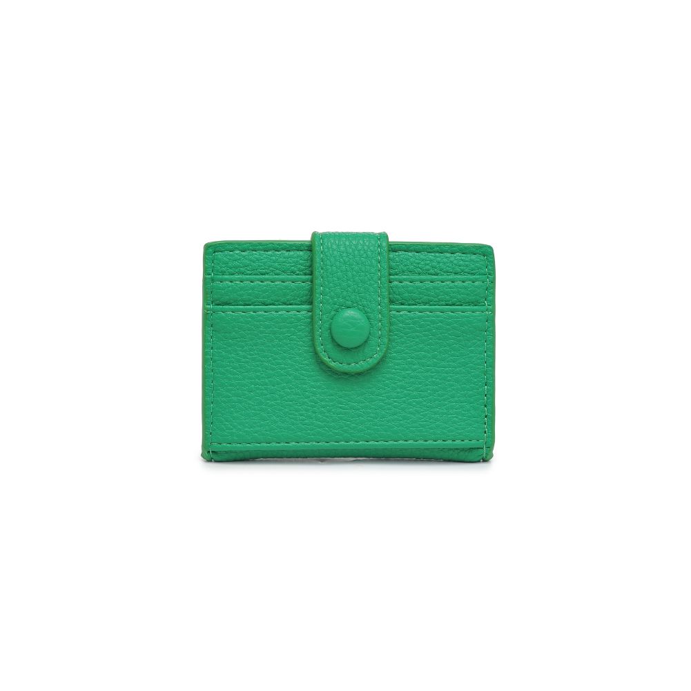 Woman wearing Kelly Green Urban Expressions Lola Card Holder 818209018241 View 5 | Kelly Green